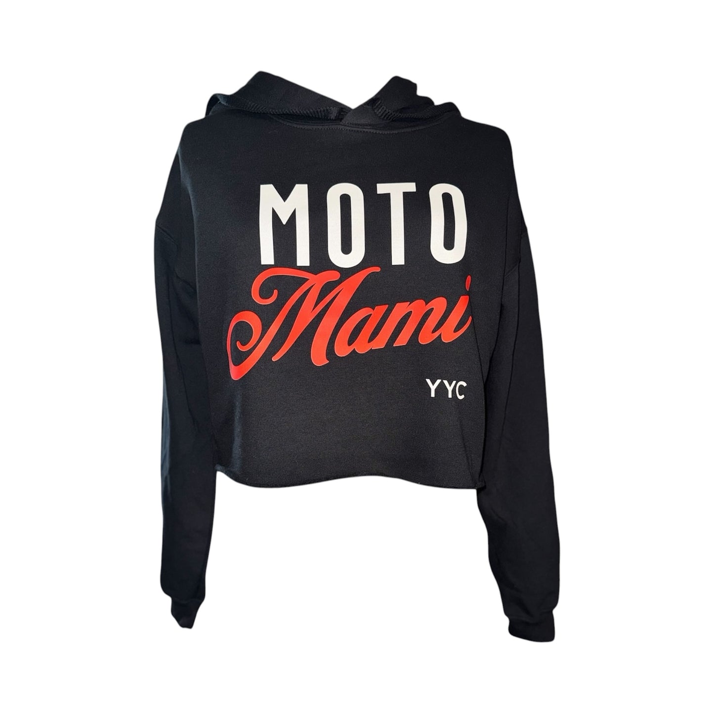 Moto Mami Crop Hoodie