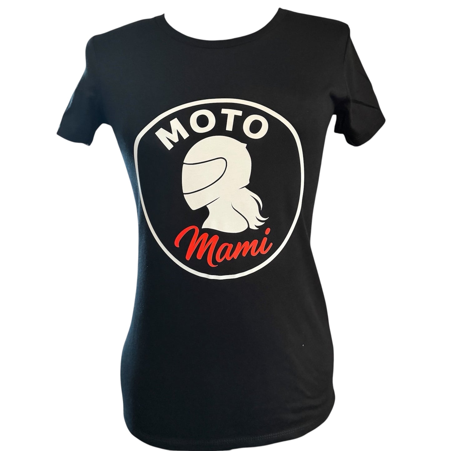 Helmet Girl Crew Neck Tshirt