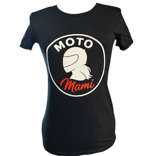 Helmet Girl Crew Neck Tshirt