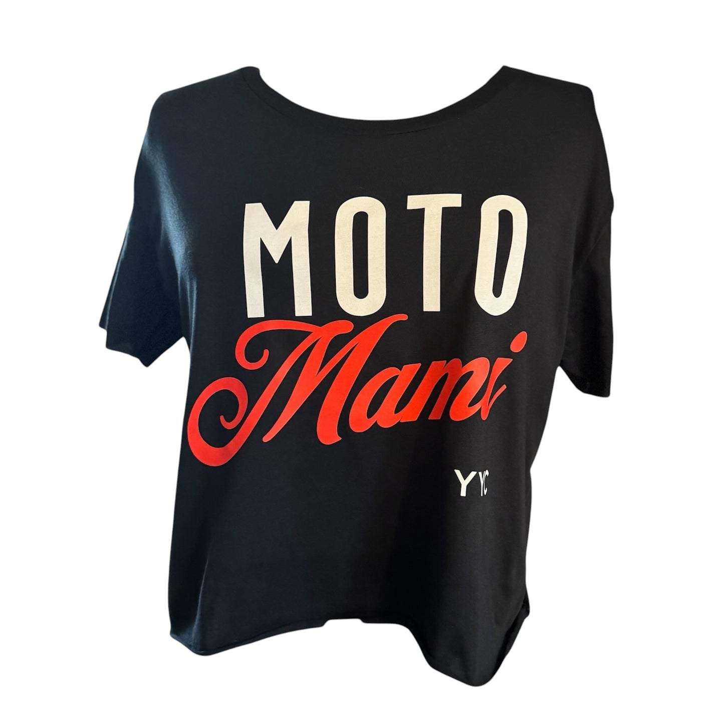 Moto Mami Crop Tee
